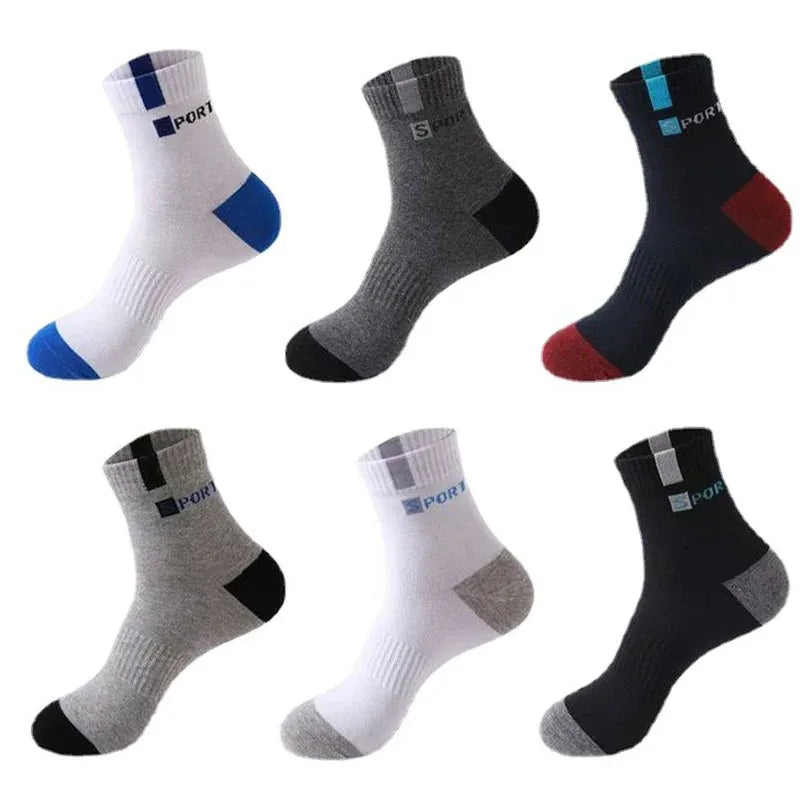 10/5/3pairs Atmungsaktive Con Sport Strümpfe Männer Bambus Faser Herbst und Winter Männer Socken Schweiß Absorption Deodorant business Sox