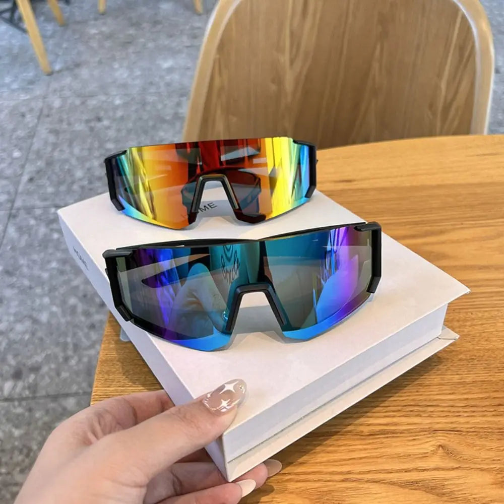 UV Sandproof Radfahren Sonnenbrille Klare Anti Strahlung Objektiv Outdoor Sport Brille Schutz Übergroße Winddichte Gläser