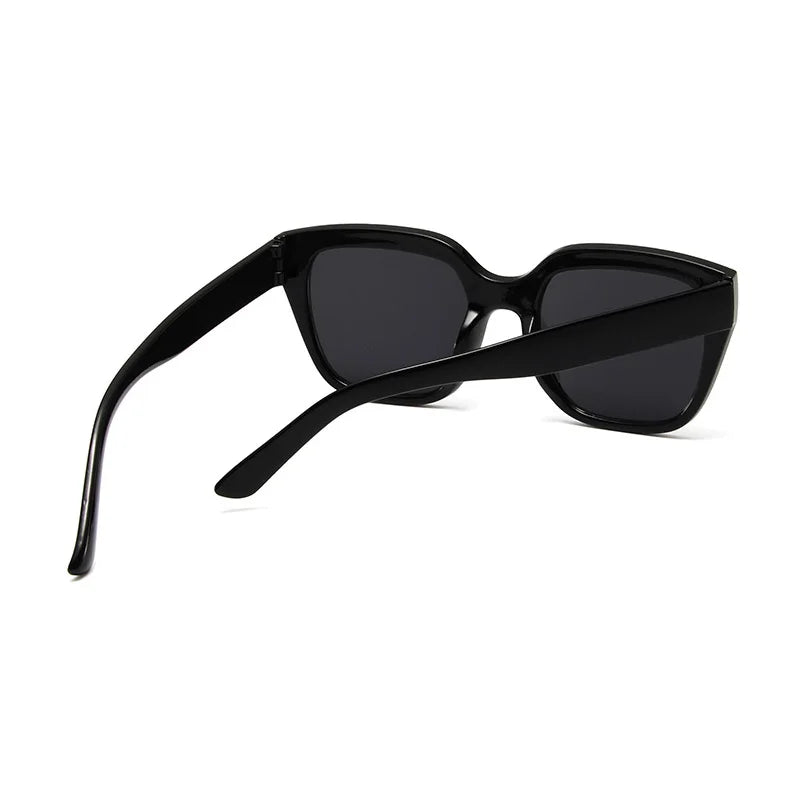 Shonemes quadratische Sonnenbrille Vintage Männer Frauen Schatten großen Rahmen Outdoor UV400 Sonnenbrille schwarz weiß für weibliche Männer