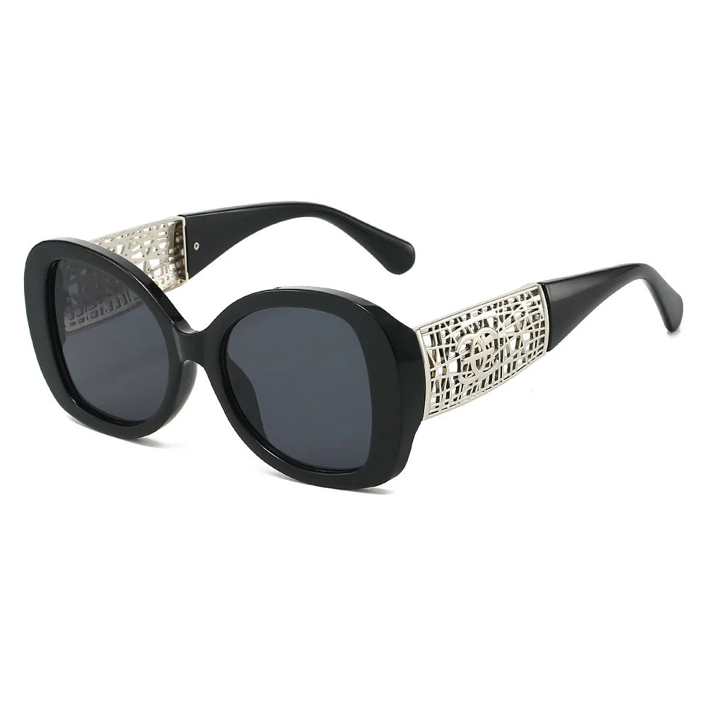 Vintage Luxus Designer Quadrat Sonnenbrille Für Frauen Männer Mode Übergroßen Retro Sonnenbrille Im Freien Fahren Retro Schatten UV400