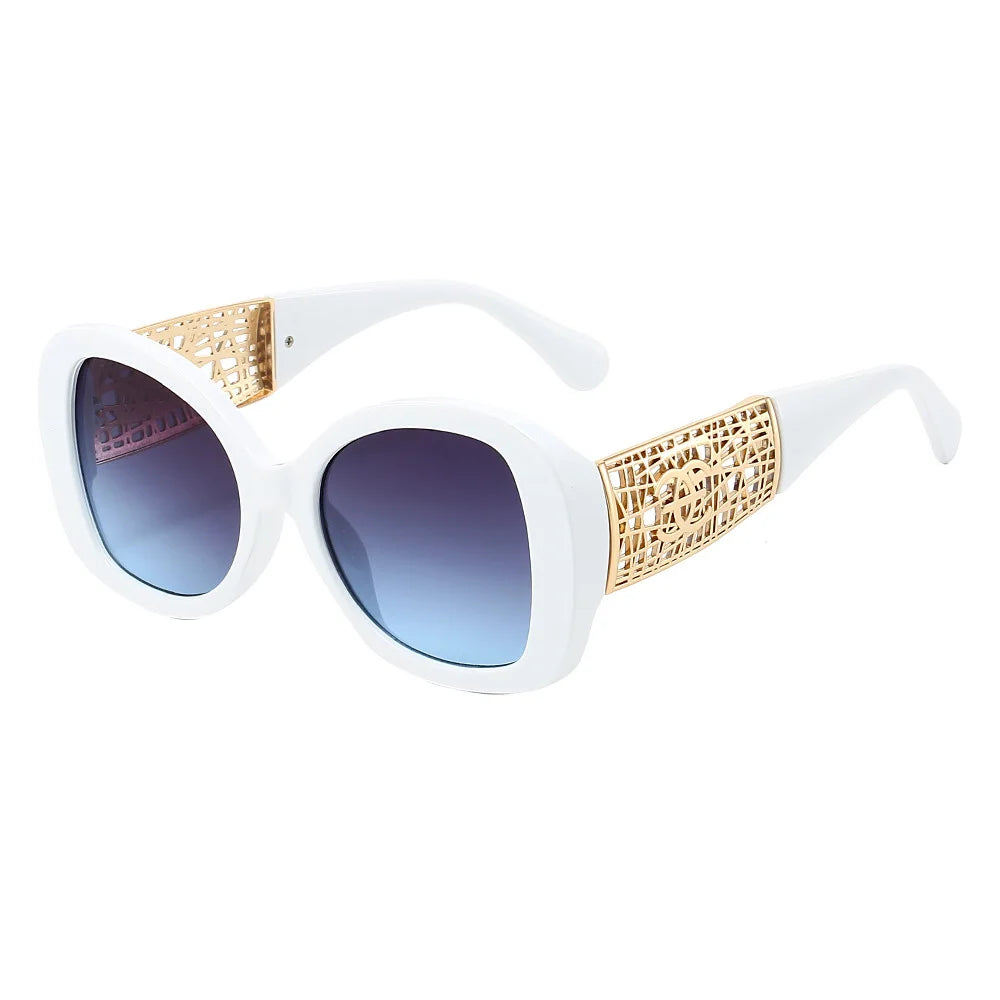 Vintage Luxus Designer Quadrat Sonnenbrille Für Frauen Männer Mode Übergroßen Retro Sonnenbrille Im Freien Fahren Retro Schatten UV400