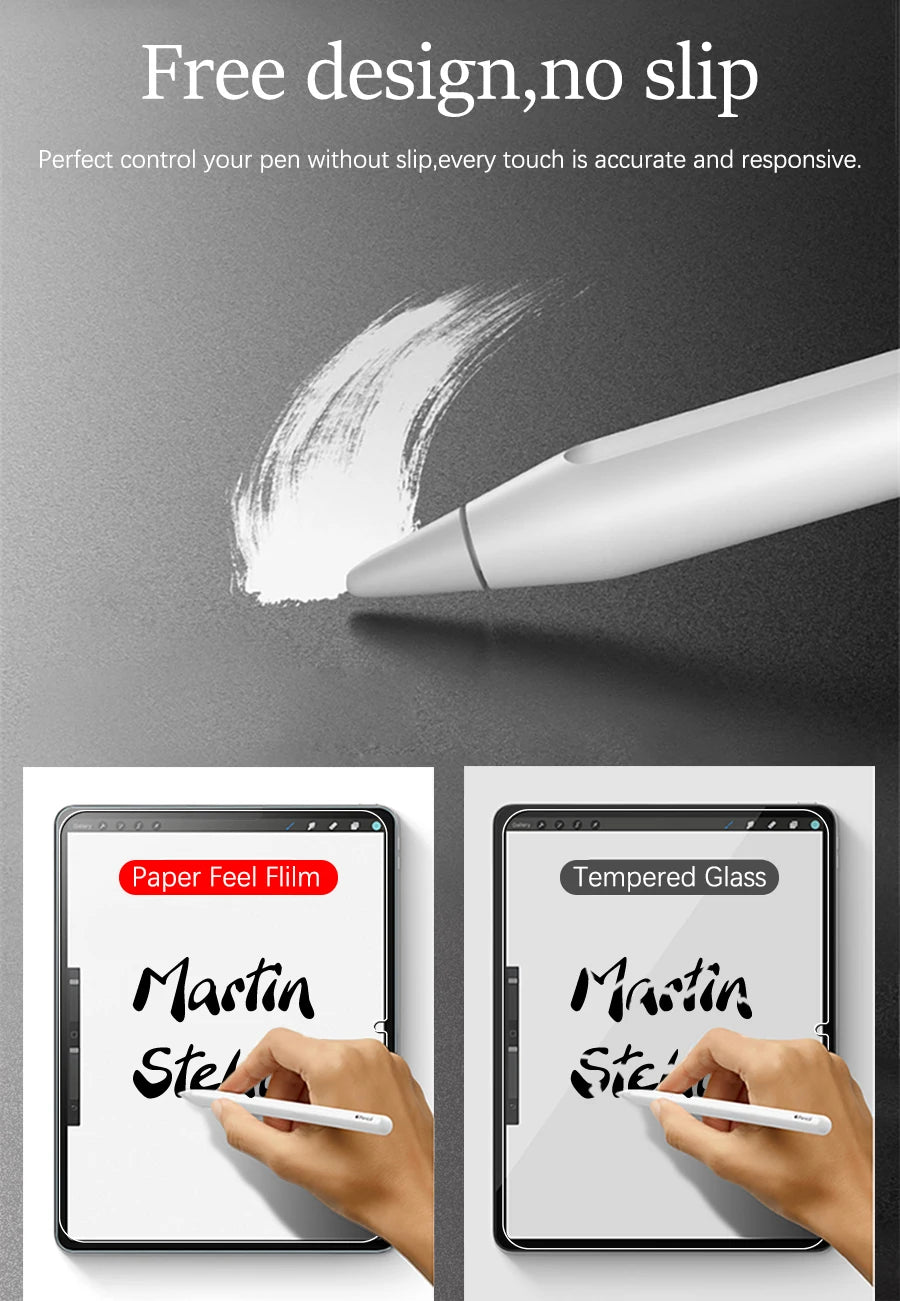 3 Stück Papiergefühl wie Displayschutzfolie für Lenovo Idea Tab Pro 12.7 2025 Film ohne Glas