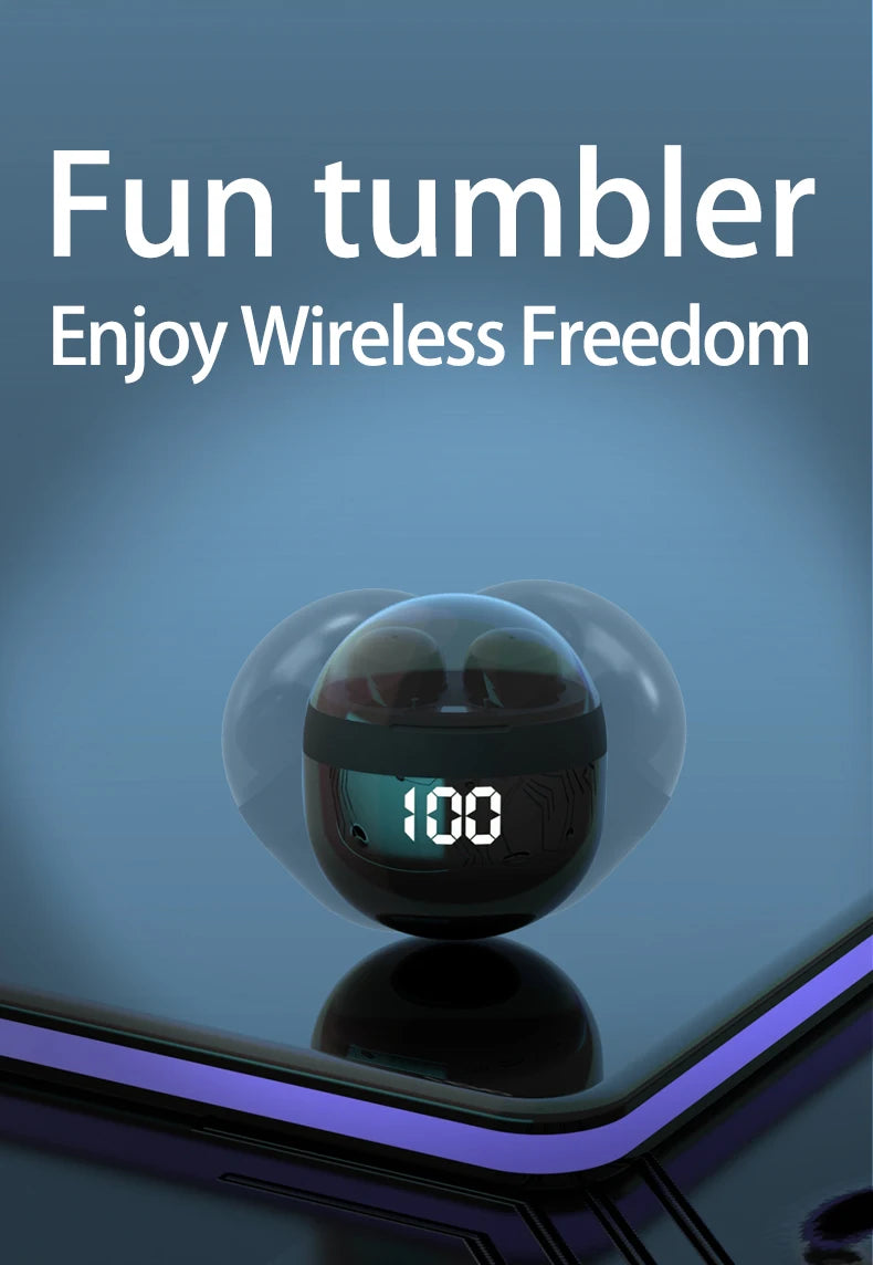 Mini Unsichtbare Kopfhörer Bluetooth 5,3 Kopfhörer Drahtlose Headsets HiFi Stereo Noise Reduction Ohrhörer für Xiaomi iPhone