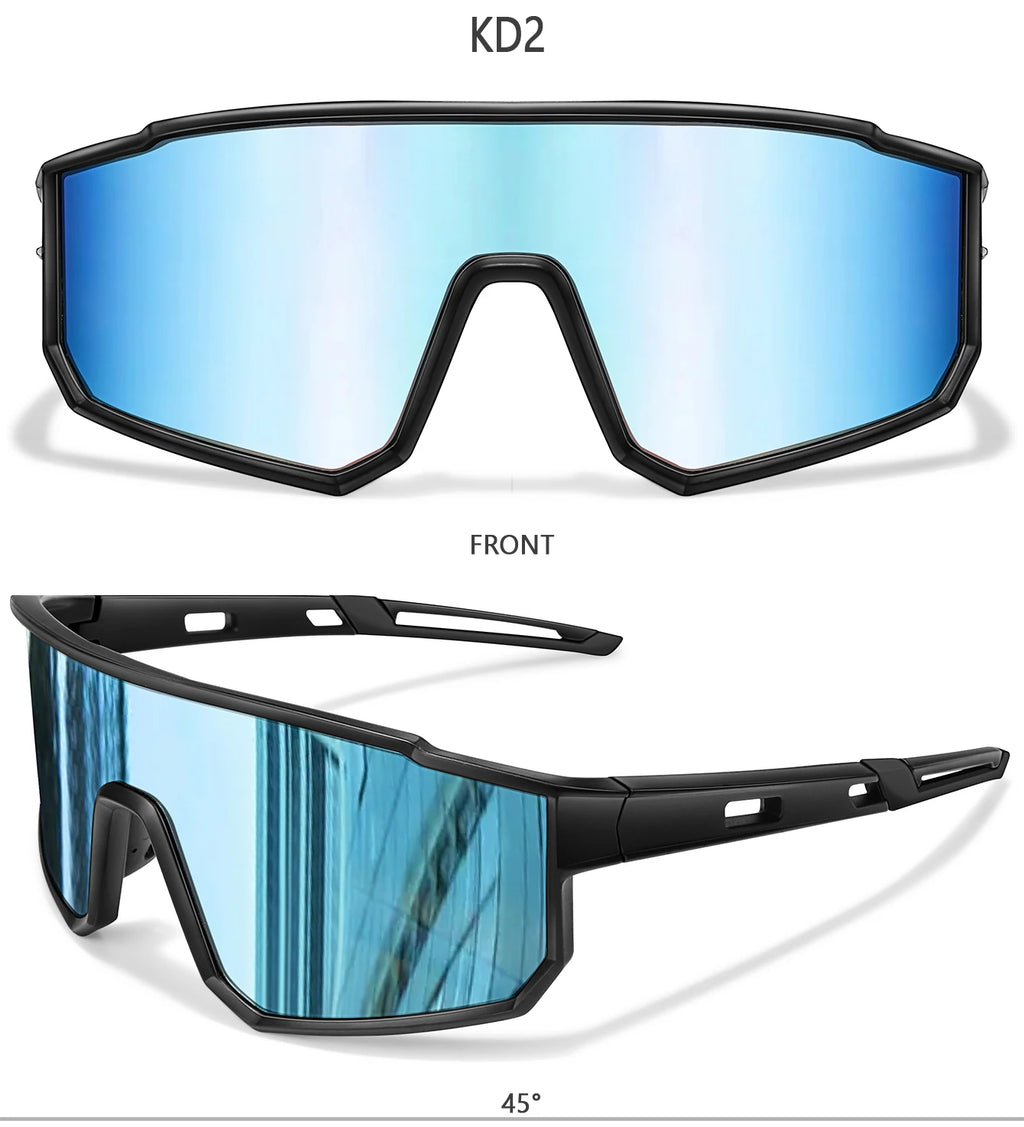 Trendige Angel-Sonnenbrille für Damen und Herren, lässige, winddichte Brille mit UV-Schutz für Outdoor-Sportarten, Laufen, Radfahren
