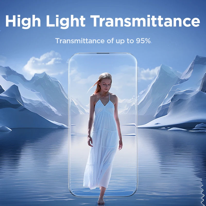 Joyroom 1/2/3 Stück HD-Glas für iPhone 17 16 15 14 13 12 Pro Max Displayschutzfolie für iPhone 17 16 Pro Max Glas gehärtetes Glas