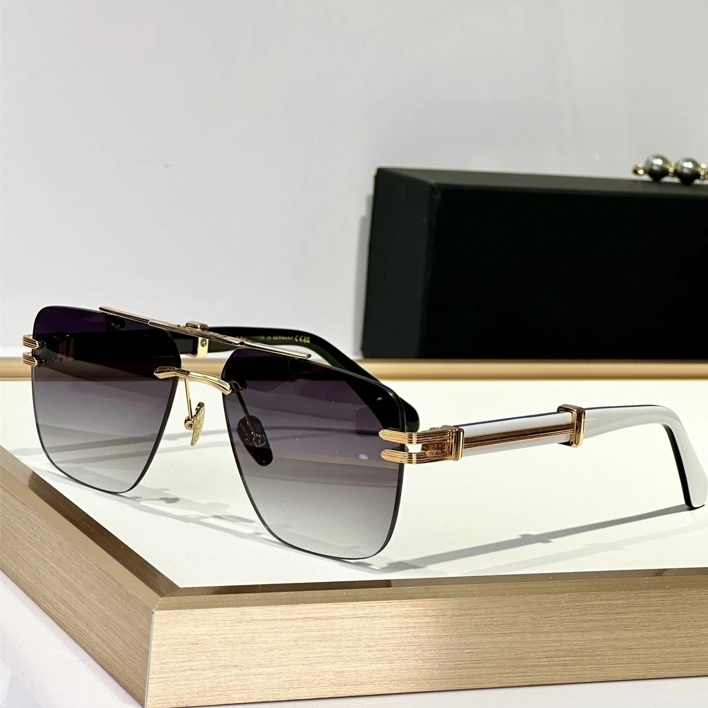 Double Bridge Sonnenbrille für Herren Z102 Original Classic UV400 Rahmenschutz Herren Sonnenbrille Outdoor zum Angeln Dirving