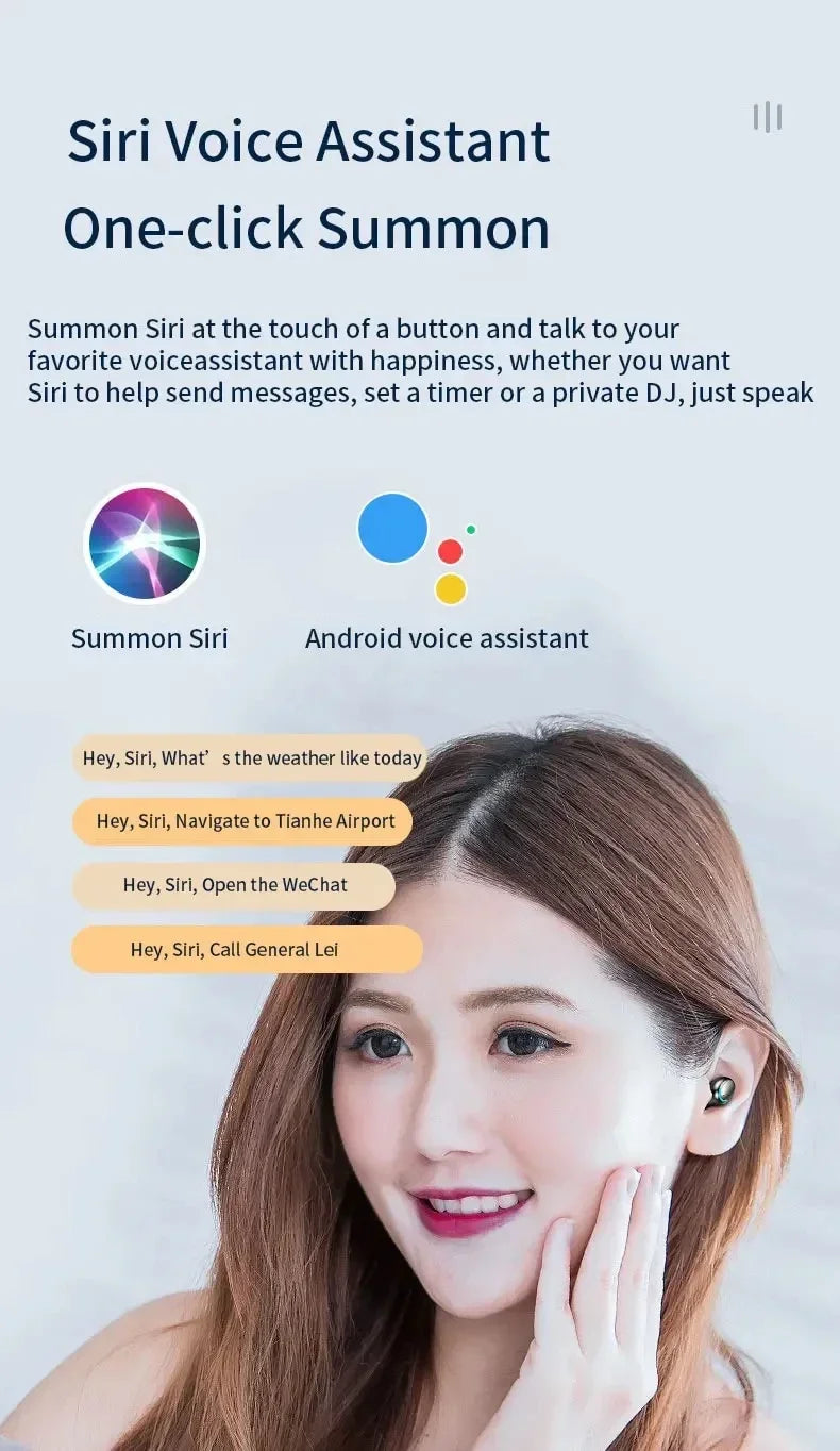 F9 5C Drahtlose Bluetooth Kopfhörer Tws Wasserdichte Ohrhörer Kopfhörer Digital Display Headset Große Kapazität Lade Fall