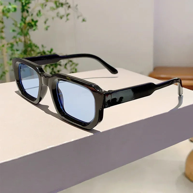 Neue Herren Vintage Rechteckige Sonnenbrille Mode Retro Sonnenbrillen Luxus Markendesign Brillen UV400 Eyewear Damen Schutzbrillen