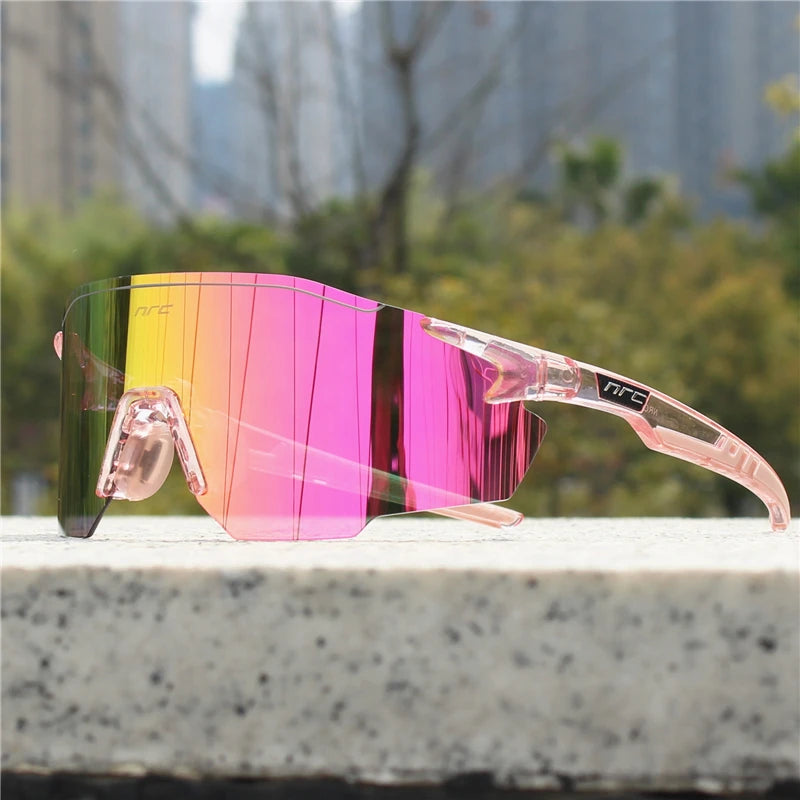 NRC Radfahren Sonnenbrille 1 objektiv UV400 TR90 Sport Fahrrad Brille MTB Mountainbike Angeln Wandern Reiten Brillen für Männer Frauen