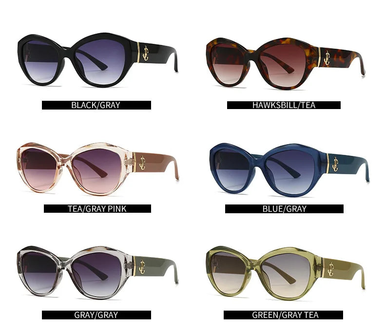 2025 neue Moderne Sonnenbrille Frauen Männer Ins Internet Celebrity Modell Cat Eye Sonnenbrille Weibliche Klassische Goggle Gafas De Sol UV400
