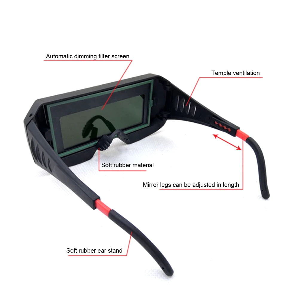 Schweißen Gläser Automatische Verdunkelung Dimmen Anti-glare Argon Arc Schweißen Gläser Schweißer Sicherheit Augenschutz Brille Werkzeuge