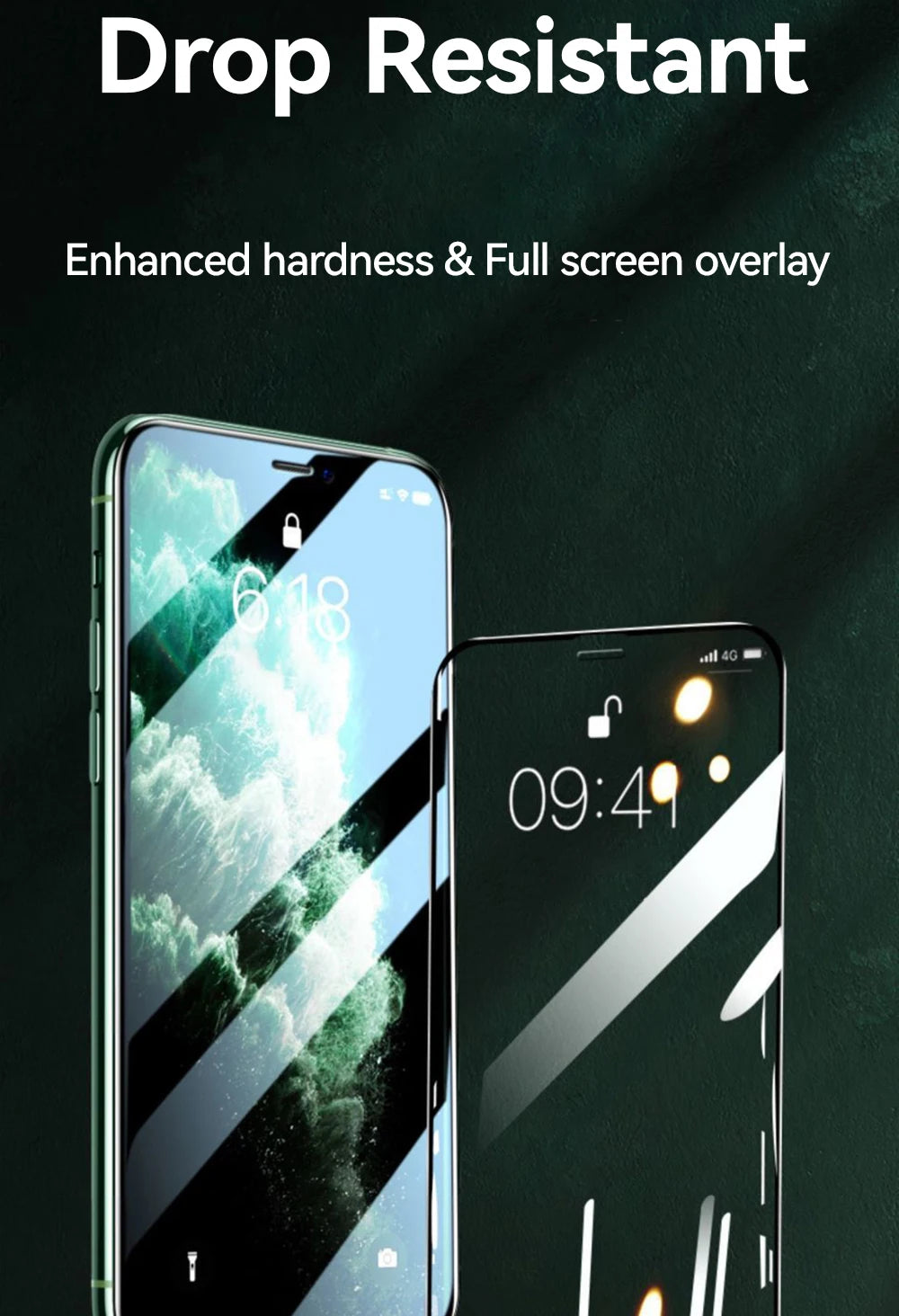 Joyroom 1/2/3 Stück HD-Glas-Displayschutzfolie für iPhone 16, 15, 14, 13, 12, 11 Pro Max, Vollbild-Schutz aus gehärtetem Glas für iPhone