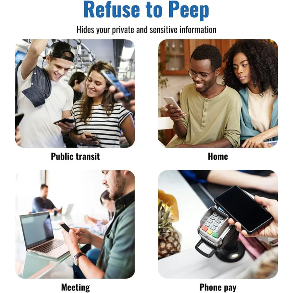 1~3PCS Anti Spionage gehärtetes Glas Für iPhone 17 16e 16 15 Pro Max Privatsphäre Bildschirmschutz Apple iPhone 15 14 Plus 13 12 11 Pro MaxAntispionagefolie Glas iPhone 17 Pro Max Front Anti-Peeping Schutzfolie