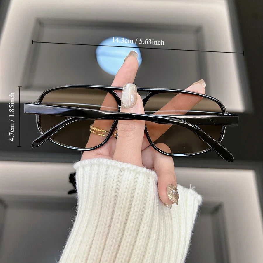 Mode quadratische Sonnenbrille Frauen Männer Marke Designer Vintage Spiegel Sonnenbrille weiblich männlich klassisch Retro im Freien Gafas de Sol