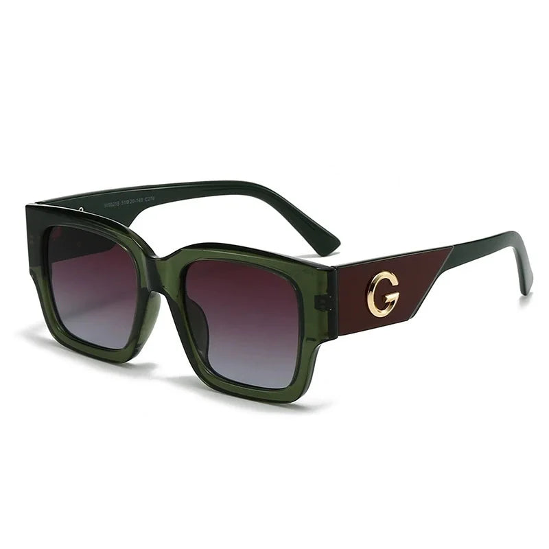 Luxusmarke G Fashion Sonnenbrillen für Damen und Herren, europäische und amerikanische stilvolle quadratische Designer-Brillen, Unisex-Brillen, UV400