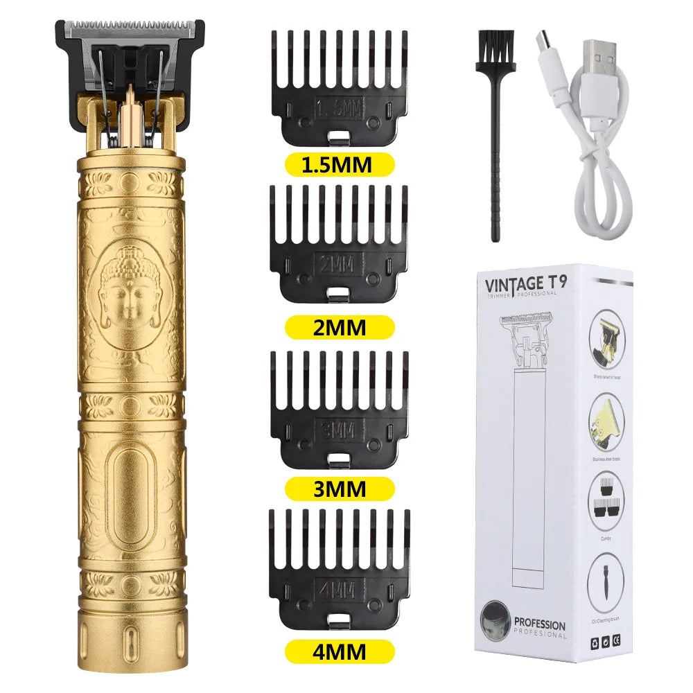 Retro T9 Original Haarschneidemaschine Set Jacken Trimmer Herren Elektrorasierer Male Lence Pro Barber Rasierer für empfindliche Bereiche