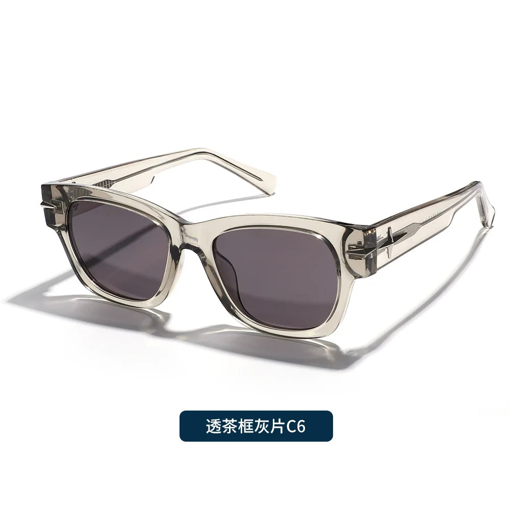 Rechteckige Sonnenbrille für Damen, Retro-Fahrbrille, 90er-Jahre-Vintage-Mode, schmaler quadratischer Rahmen, UV400-Schutz