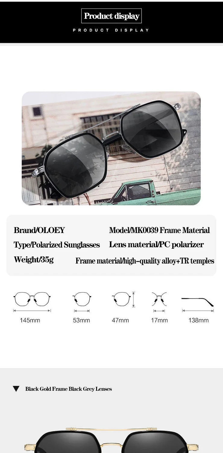 Polarisierte HD-Sonnenbrille für Männer und Frauen, Anti-UV-Angeln, Fahren, Bergsteigen, Brillen, Outdoor-Sport, langlebig