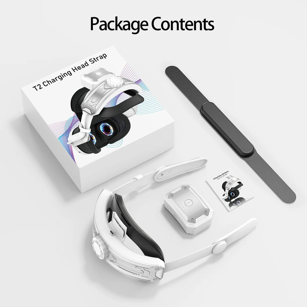 Kopfband mit Akku für Meta/Oculus Quest 2, verstellbares Elite-Gurt-Ersatzzubehör für Oculus/Meta Quest 2