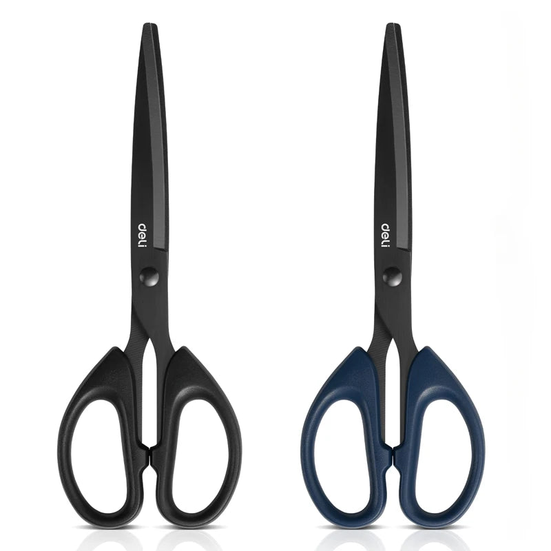 Deli 210/175mm Schwarz Edelstahl Schere Business Büro Schreibwaren Hause Schneider Schere Küche Messer Cutter Schneiden Werkzeug