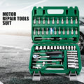 AIRAJ NEUE Auto Reparatur Tool Kit 46/53 Teile/satz Steckschlüssel Set Auto Reparatur Werkzeug Ratsche Drehmomentschlüssel Combo Auto Reparatur werkzeug Set