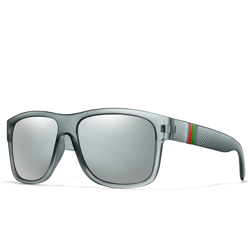 Klassische Männer Platz Polarisierte Angeln Sonnenbrille Im Freien Fahren Radfahren Laufen Brille Vintage Großen Rahmen UV400