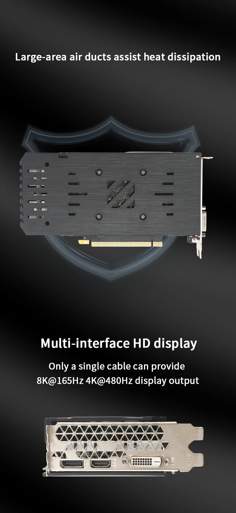 VEINEDA RTX3050 8 GB GDDR6 128 Bit Computer-Grafikkarte RTX 3050 8 GB Gaming-PC RTX 3070 DP*HDMI-kompatibles Video