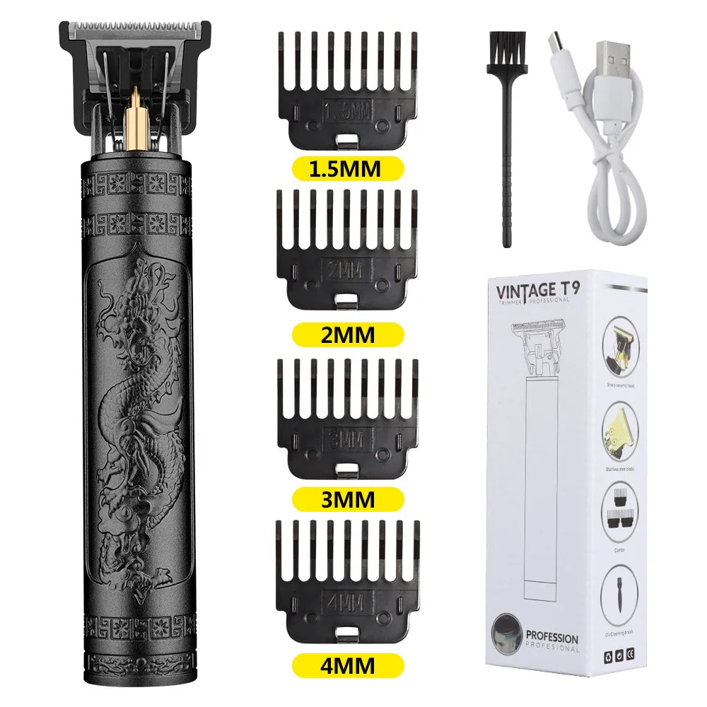 Retro T9 Original Haarschneidemaschine Set Jacken Trimmer Herren Elektrorasierer Male Lence Pro Barber Rasierer für empfindliche Bereiche