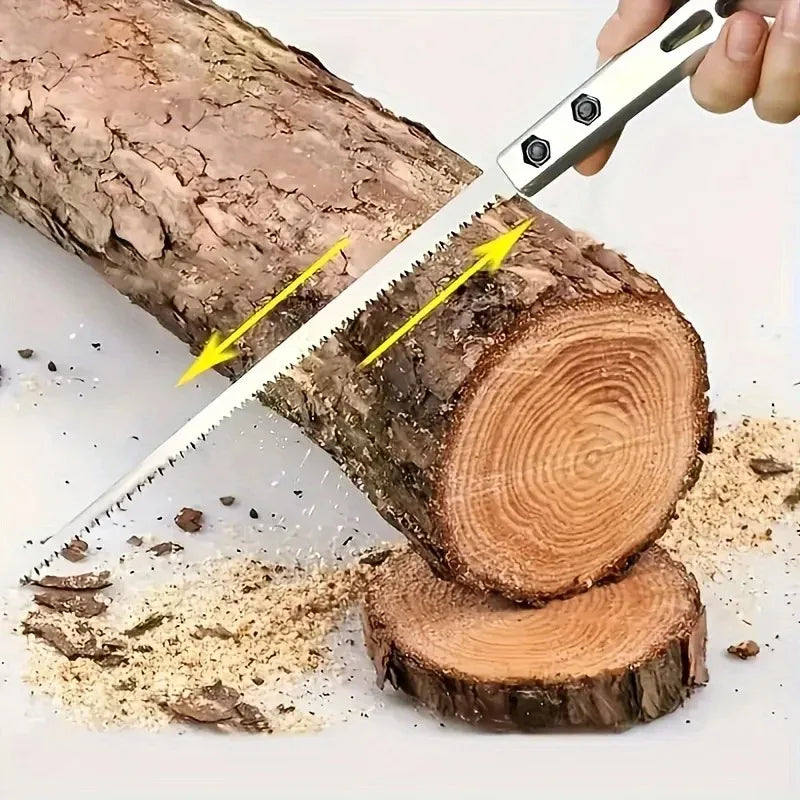 Handsäge, Gartensäge, SK5, Stahlsägewerkzeuge mit Holzgriff, Holzbearbeitungssäge, praktisch zum Biegen von Wandpaneelen