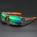 Neue Sonnenbrille für Männer Sport Polarisierte Quadratischen Rahmen Camouflage Sonnenbrille Fahren Angeln Radfahren Skifahren Sonne Brillen UV400