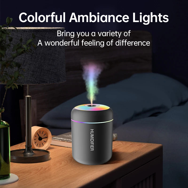180ML Mini Luftbefeuchter USB Elektrische Aroma Diffusor Ätherisches Öl Reiniger Aromatherapie Nebel Maker Lichter Für Auto Hause Schlafzimmer