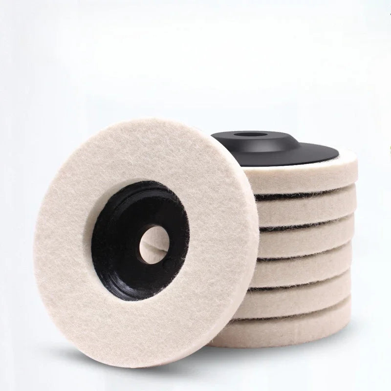 50 mm/75 mm Wollpolierscheibe, Winkelschleifer, Filz-Polierpads für Metall, Marmor, Glas, Keramik, Polierscheibe, professionell