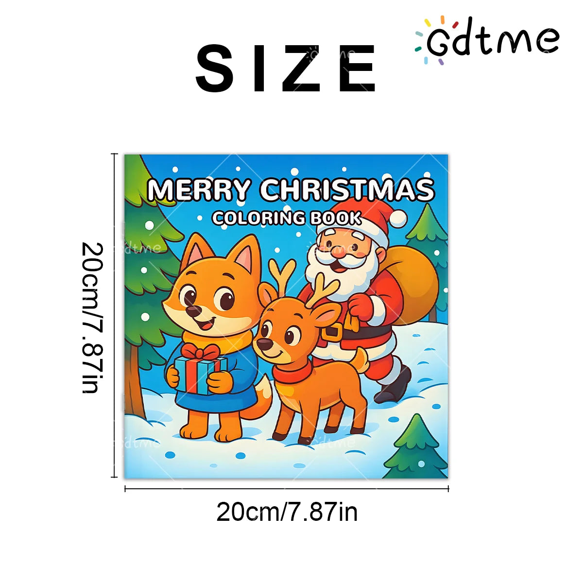 MERRY CHRISTMAS Malbuch für Erwachsene und Jugendliche mit entzückenden Weihnachtskreaturen, Cartoon-Mal- und Zeichenbüchern