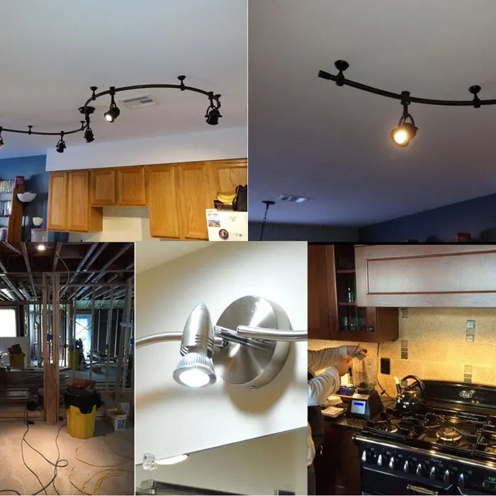 2-teiliges 6-W-PIR-Bewegungsmelder-Licht, GU10-Glühbirne, 50 W, halogenäquivalent, bewegungsaktivierte Sicherheits-LED, automatisches Ein-/Ausschalten für den Innen- und Außenbereich