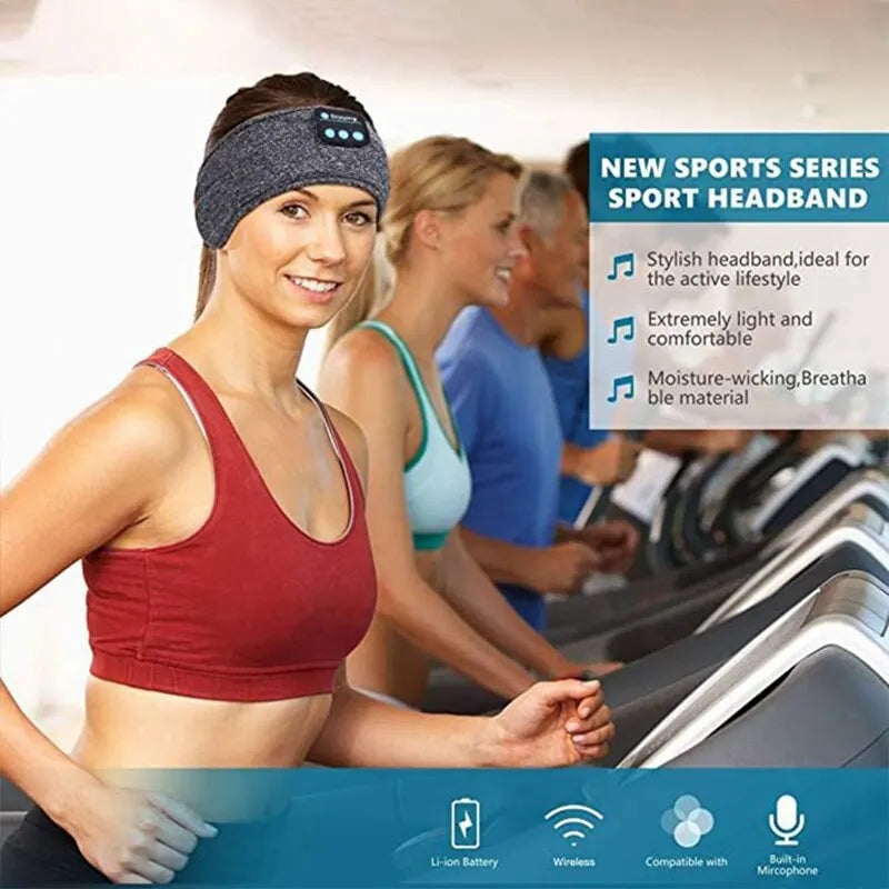 Fone Bluetooth-Kopfhörer Sport Schlaf Stirnband elastische drahtlose Kopfhörer Musik Augen maske drahtlose Bluetooth-Headset Stirnband