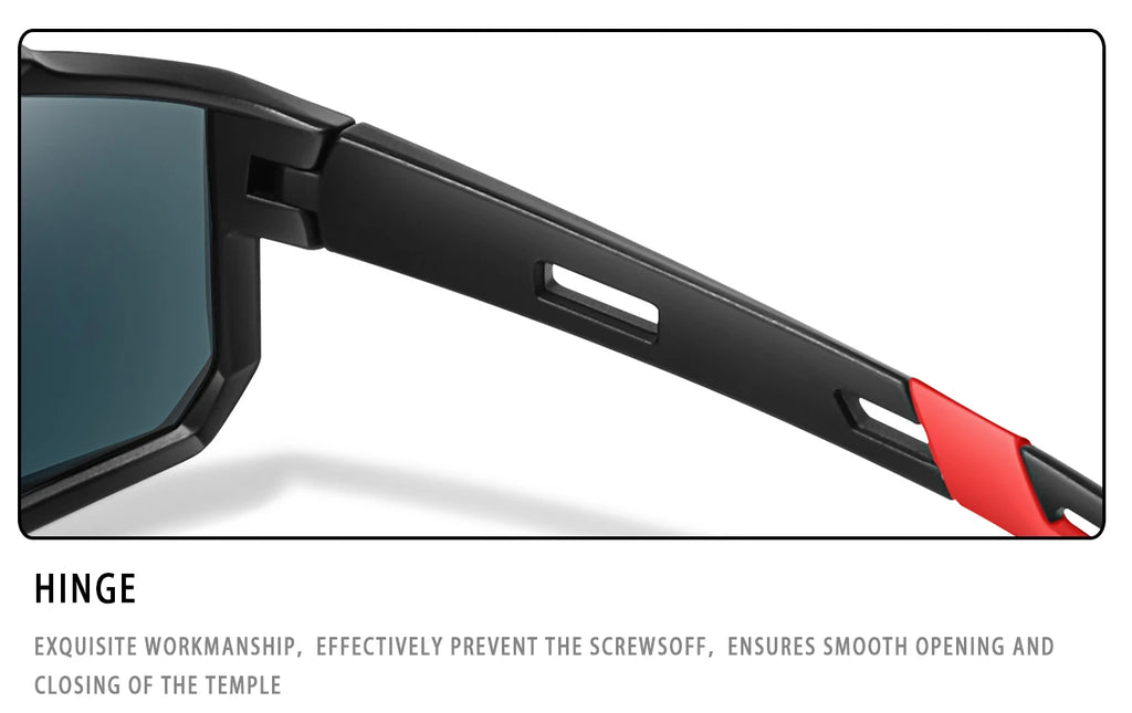 Trendige Angel-Sonnenbrille für Damen und Herren, lässige, winddichte Brille mit UV-Schutz für Outdoor-Sportarten, Laufen, Radfahren