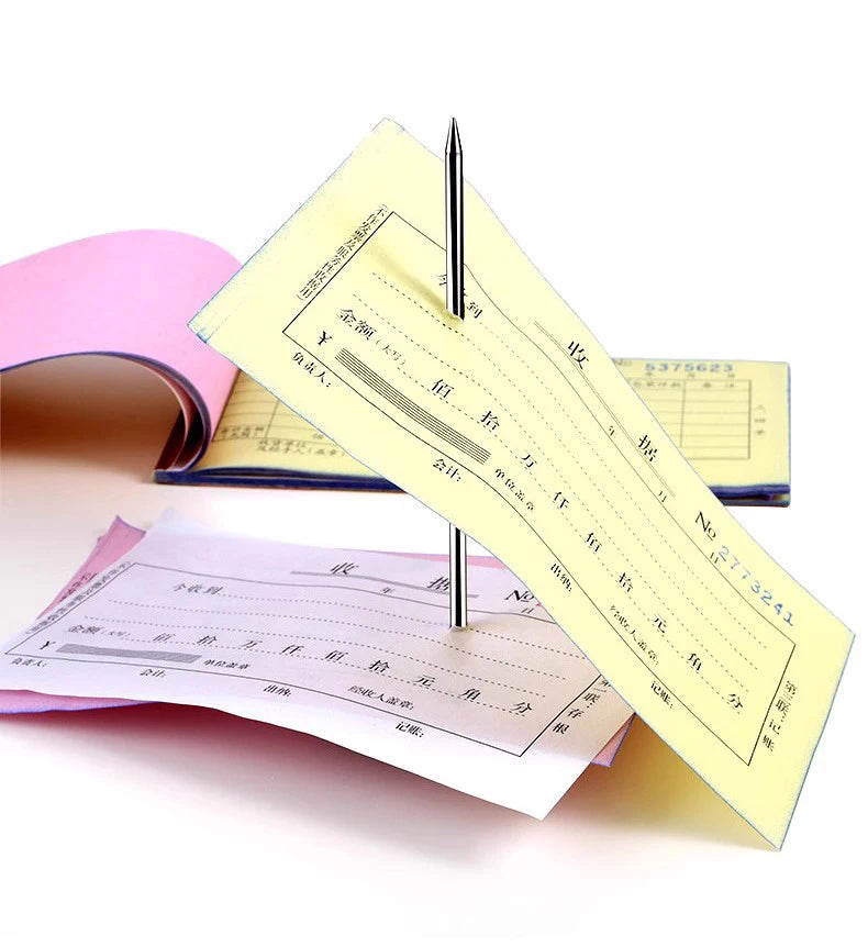 Bill Fork Desk Receipt Memo Holder Ticket Paper Summons Fork Spike Stick for Restaurant Kitchen Check Spindle Ticket Stabber