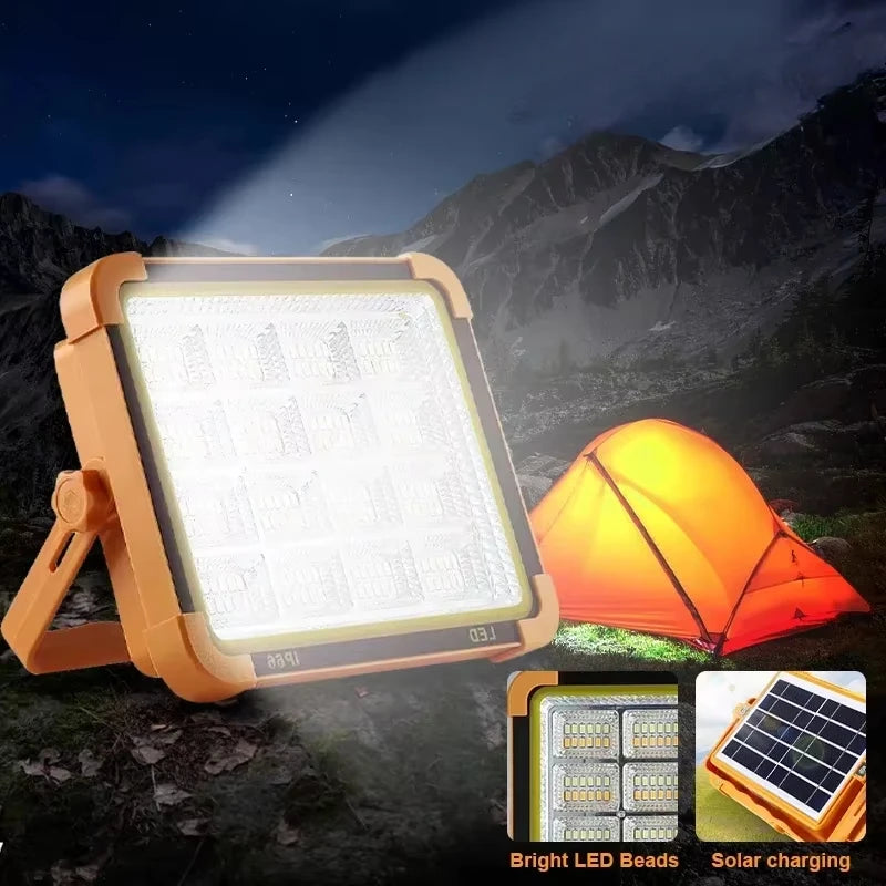 Kommerzielle Solarlaterne, 2000 mAh, Leistungskapazität, 15-Stunden-Bedienung, tragbares LED-System für Straßenautomaten, Campingsicherheit