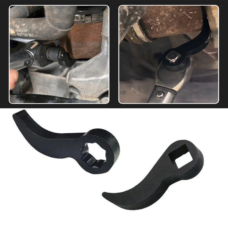 Hebeln Bar Schlüssel Adapter Kopf Horn Typ Halbe Welle Entfernung Werkzeug Öffnen Schlüssel Halb Welle Brecheisen Adapter Kopf Auto Reparatur Werkzeuge