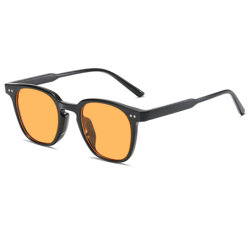 Neue Vintage Quadratische Sonnenbrille für Damen und Herren Luxusmarke Kleine Runde Sonnenbrillen Kleine Brillen für Männer und Frauen
