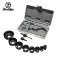 11Pcs Holzbearbeitung Bohren Tool Kit Loch Sah Schneiden Set Holz Metall Cutter Dorne Sägen Kern Bohrer Bits