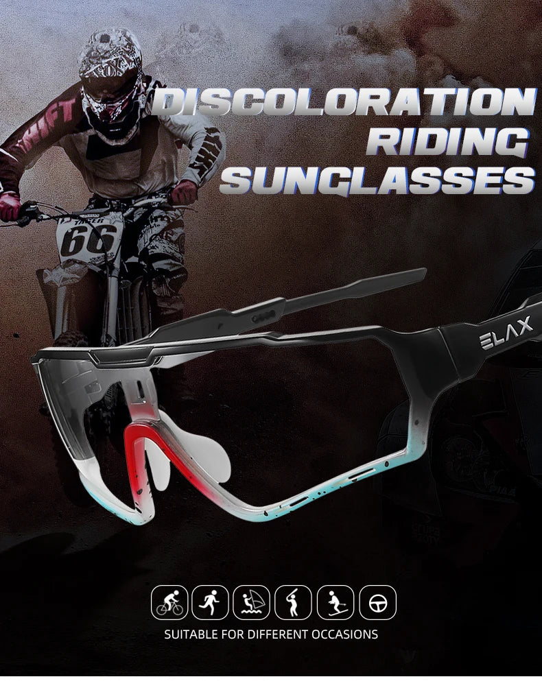 Photochrome Sonnenbrille Männer Frauen Sonnenbrille Angeln Brillen UV400 Radfahren Wandern Outdoor Sport Brille