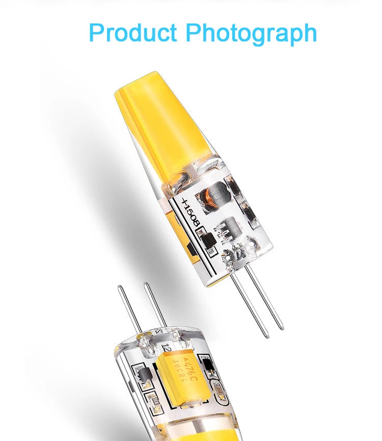 10PCS 12V AC/DC G4 COB Lampe LED AC/DC 12V Mais Licht 1,2W 2W 2,5W Scheinwerfer Kronleuchter Birne Ersetzen Halogen Lampen