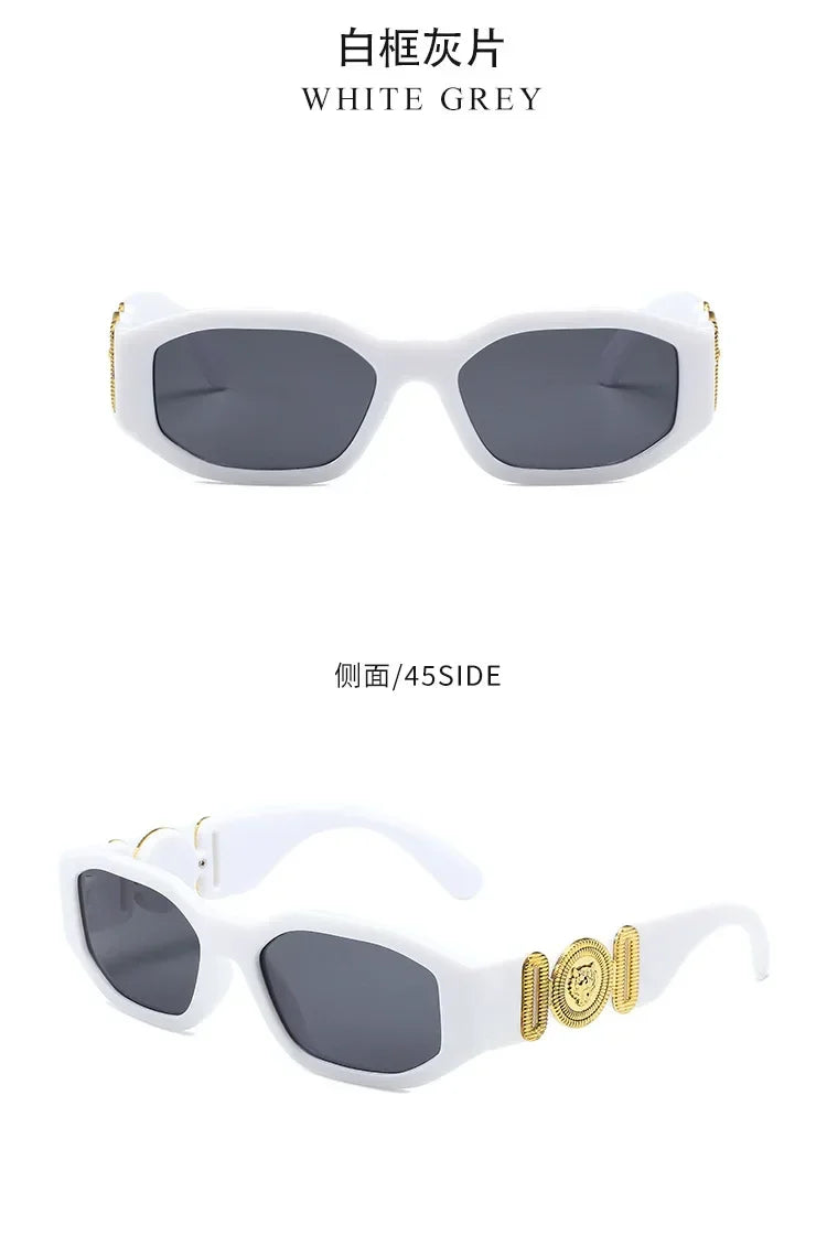 Neue Retro Unregelmäßige Quadratische Sonnenbrille für Frauen Männer Mode Designer Kleine Rahmen Sonnenbrille Trend Produkt Shades UV400