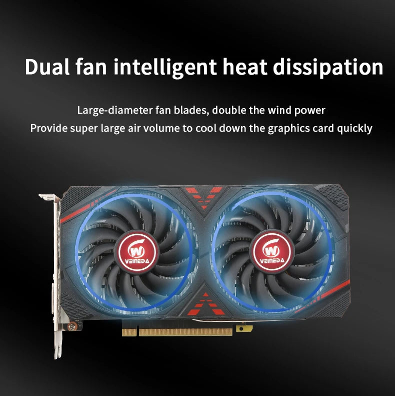 VEINEDA RTX3050 8 GB GDDR6 128 Bit Computer-Grafikkarte RTX 3050 8 GB Gaming-PC RTX 3070 DP*HDMI-kompatibles Video