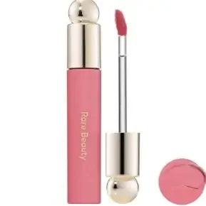Rare Beauty Neuer exquisiter glänzender Lipgloss, glänzendes flüssiges Pulver, Bluesher Sun Kissed Cheeks und wässrige Lippen, Lippenstift-Kosmetik
