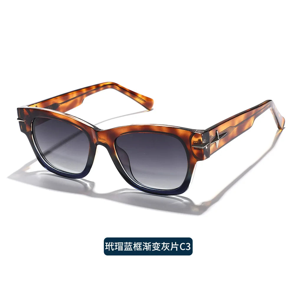 Rechteckige Sonnenbrille für Damen, Retro-Fahrbrille, 90er-Jahre-Vintage-Mode, schmaler quadratischer Rahmen, UV400-Schutz