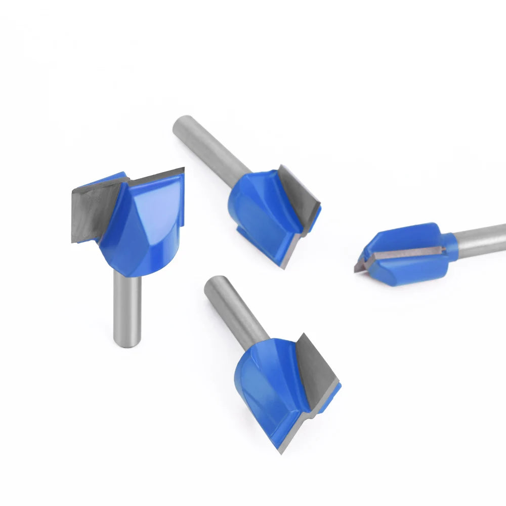 LAVIE 6mm 1/4 Schaft 1 stücke Reinigung Bottom Bit Gerade Router Bit set Sauber Fräser Holzbearbeitung Power maschine