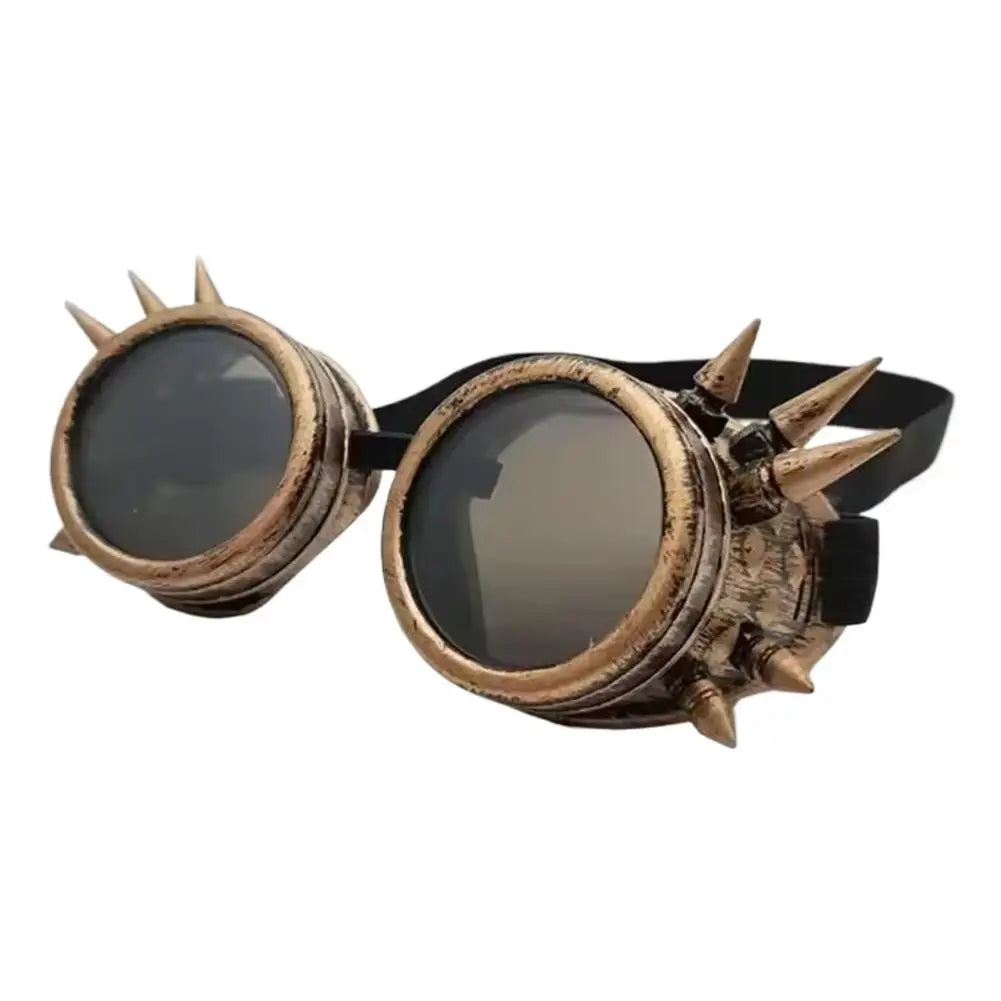 Steampunk-Stil Sonnenbrille Vintage-Stil Brille Schweißen Punk Brille Cosplay Marke Designer Party Dekoration