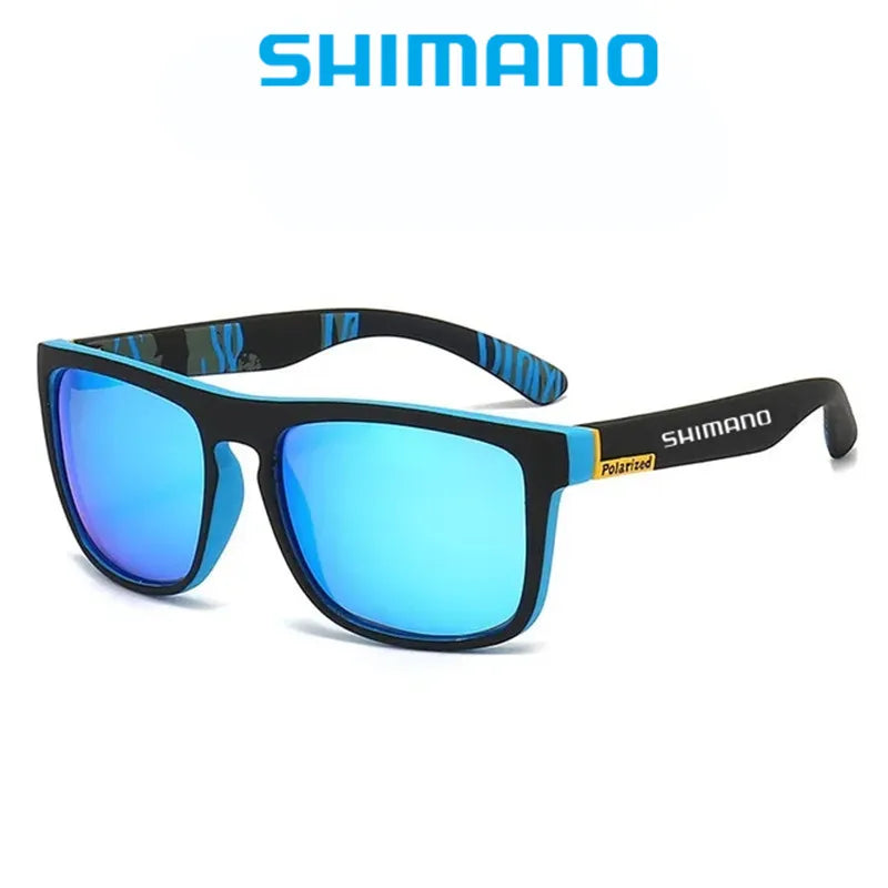 Klassische quadratische polarisierte Unisex-Outdoor-Sport-Sonnenbrille zum Angeln, Jagen, Radfahren, Fahren, Bergsteigen, UV400, blendfrei